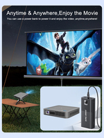 P15 Pro Dlp Smart Projecteur Portable T972(Amlogic) Android WIFI LCD 4K Vidéo 1080P Home Cinéma Proyector Mini Projecteurs