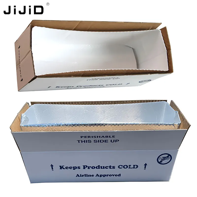 JIJIDペーパークラフトカートン包装クーラーボックスシーフード用