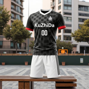 ROVVO卸売ポリエステル昇華型カミセタスサッカーユニフォームキットカスタムメンズサッカーユニフォームサッカーウェアセットサッカーウェア（サッカーウェア） - Product Image 1