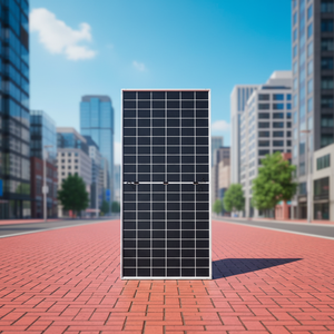 Panneau solaire monocristallin bifacial demi-cellule 650W pour systèmes photovoltaïques 500W-720W, garantie 30 ans, haute efficacité 20,9%, composant 650W - Product Image 3