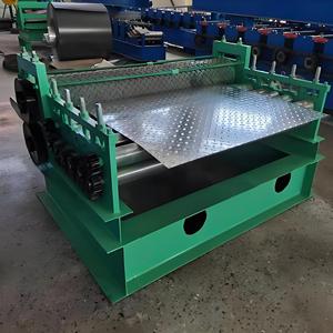 Macchina di goffratura di piastra metallica automatica lamina di alluminio a scacchi in acciaio goffratura con componenti del nucleo del cuscinetto del motore - Product Image 4