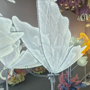 Wholesale Supplies LED Butterflies Lighting Road Lead Walkway Ceiling Lamp for Wedding Party <strong>Background</strong> Store Display Decoration - Product Image 3