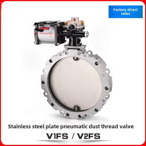Válvula de Compuerta Neumática de Acero Inoxidable 304 con Brida Doble/Simple para Agua y Aceite, Puerto DN150, 1 Año de Garantía - Product Image 4