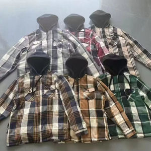 <span class=keywords><strong>เสื้อ</strong></span>เชิ้ตผ้าสักหลา<span class=keywords><strong>ด</strong></span>แขน<span class=keywords><strong>ยาว</strong></span>ลายสก็อตสำหรับผู้ชาย, เส้น<span class=keywords><strong>ด</strong></span>้ายกันรอยยับสำหรับฤดูหนาว - Product Image 1