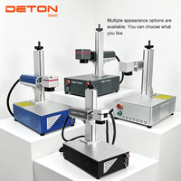 Machine de marquage laser à fibre métallique portable Raycus JPT 20w 30w 50w 100w Mini avec ordinateur