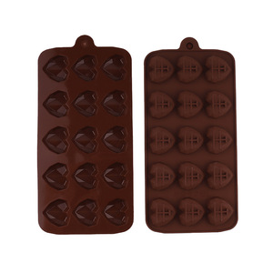 Molde de silicona para Chocolate en forma de corazón, molde para Mousse de pastel de fácil liberación para hornear, utensilios de silicona de grado alimenticio - Product Image 5