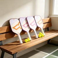 Meilleures ventes, prix bas, raquette de pickleball légère, grand sweet spot, raquettes de pickleball en fibre de verre pour débutants