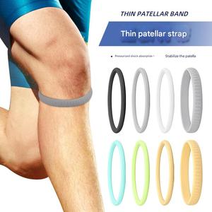 Ginocchiera sportiva elastico forza osso ginocchiera anello rotula cintura con fissaggio elastico prodotto in gomma - Product Image 2