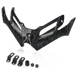 Ala de viento fija para <span class=keywords><strong>CFMOTO</strong></span> 450SR <span class=keywords><strong>450</strong></span> <span class=keywords><strong>SR</strong></span> 2022 2023 2024, carenado delantero de motocicleta, Winglet aerodinámico, cubierta inferior, protección - Product Image 1