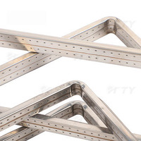 Barres d'espacement IGU pliables en aluminium pour vitrage double