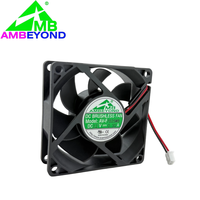 Vente en gros d'usine, ventilateur DC 12V 70mm 7025, ventilateur à haut débit d'air, longueur de câble personnalisée, OEM ODM