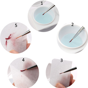 Gobelets de lavage en plastique à double trou pour stylos, pour le rangement des pinceaux à ongles et des outils de manucure - Vente en gros - Product Image 3