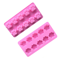 Moule à gâteau en silicone 3D en forme de patte de chat, sans BPA, jetable, pour savon, pudding, gâteau au fromage et bougie en résine - Résistant au four