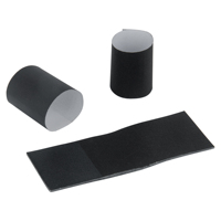 Bandes de papier jetables noires solides pour couverts, enveloppes de serviettes faciles à déchirer pour la vaisselle de bistrot, bar, restaurant, emballage de 2000 pièces/boîte