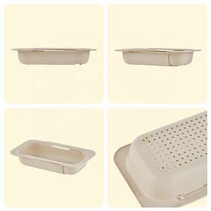 UFORU Cesta Escurridora Multifuncional Extensible <span class=keywords><strong>de</strong></span> Gran Capacidad <span class=keywords><strong>para</strong></span> Cocina, Cesta <span class=keywords><strong>de</strong></span> Plástico <span class=keywords><strong>para</strong></span> Lavar Frutas y Verduras - Product Image 3