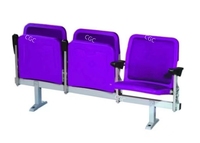 Chaises pliantes en plastique résistant de stade de HDPE fait de plastique à impact élevé pour l'usage extérieur durable