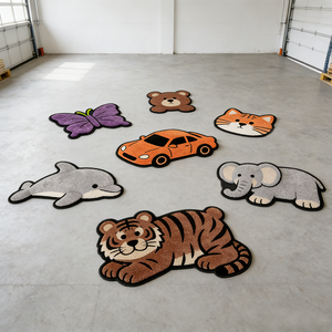 Custom Cut Area <strong>Rugs</strong> <strong>Panda</strong> Bear cat Anime <strong>Rug</strong> Custom Shaped <strong>Rug</strong> Die Cut Correct Mat - Product Image 4