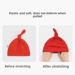 <span class=keywords><strong>Gorro</strong></span> de Nudo para Bebé, Color Sólido, Algodón Ammonia Oboro, <span class=keywords><strong>Invierno</strong></span>, <span class=keywords><strong>Gorro</strong></span> Corrector para Recién Nacidos, Europa, Estados Unidos - Product Image 3
