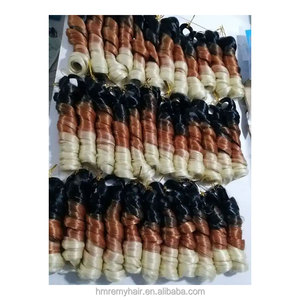 Vente en gros usine – <span class=keywords><strong>Cheveux</strong></span> à tresser <span class=keywords><strong>bouclés</strong></span> à la française de 22 pouces, 150g/pièce, pour tresses, extensions de <span class=keywords><strong>cheveux</strong></span> pré-étirées, mèches bouclées à la française - Product Image 6