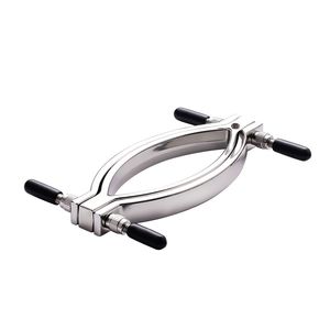 Erotische Metall-Klitoris- und Schamlippen-Klemmen Erwachsenen-Harness Sexspielzeug Unterkörper-Training Simulierte Alternative Leidenschaft Bondage-Ausrüstung SM-Nutzung - Product Image 3