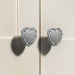 Qiansi HK0576 Da Hiện Đại Rắn Brass Đồ Nội Thất Xử Lý Và Núm Trái Tim Tủ Bếp Xử Lý Tủ Quần Áo Ngăn Kéo Cửa Kéo - Product Image 5