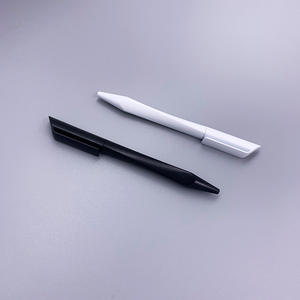 Heada stylos à bille triangle avec logo personnalisé cadeau d'affaires sur le thème du sport plastique ABS 1.0mm largeur d'écriture stylos promotionnels noir - Product Image 6