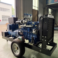 Générateur diesel mobile de type remorque, générateur diesel 20kw 30kw 50kw 80kw 100kw 500kw, prix bas à vendre