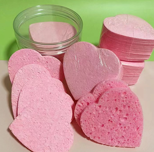 Wew Compressed Facial Sponges Einweg-Gesichts tuch zum Reinigen des Gesichts Praktische wasch bare Schwammst reifen - Product Image 1