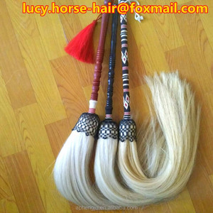 Poil de cheval blanc pur, naturel, poussière de bouddha, fouet de cheveux - Product Image 4