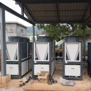 Unité de pompe à chaleur industrielle pour le chauffage et le refroidissement de l'eau, système de récupération 380V R-410A, construction métallique, économie d'énergie - Product Image 3