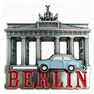 Aimant de réfrigérateur 3D <span class=keywords><strong>Berlin</strong></span> personnalisé, créatif, souvenir de voyage <span class=keywords><strong>Allemagne</strong></span>, moyen, étanche, en alliage de zinc, argent antique - Product Image 1