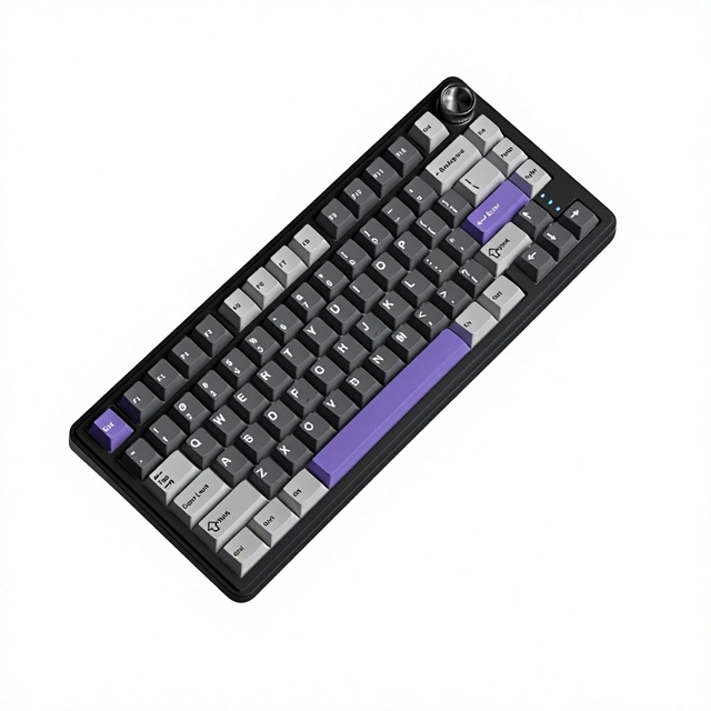 RX75 PRO Gaming Mechanical Keyboard Wireless USB Type-C for Triple-Mode RGB Backlit Customizable PBT Keycaps 75% Layout Hot Swap