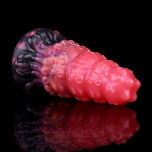 ของเล่นทางเพศซิลิโคนเหลว N-CL5283 รูปทรงมอนสเตอร์ พร้อมจุกดูดสุญญากาศ ปลั๊กทวารหนัก กระตุ้นช่องคลอด ผลิตภัณฑ์สำหรับผู้ใหญ่ - Product Image 2