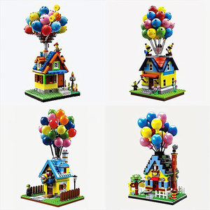 Fly House Balloon Adventure <b>Building</b> <b>Blocks</b> <b>Set</b> For Kids 5-7 Years Plastic Construction Toy Fantasy Theme Educational Assembly - Product Image 5
