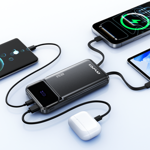 Gadgets électroniques en gros, technologie LCD, batterie Li-polymère haute capacité 10000 mAh, banque d'alimentation portable 2 en 1, charge rapide 20W PD - Product Image 5