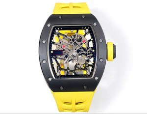 New Exquisite Skeleton Design Ceramic <b>Watch</b> <b>Rubber</b> Strap Mechanical <b>Watch</b> Men's Sports High End <b>Watch</b> - Product Image 1