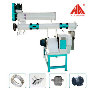 Machine à granulés à matrice annulaire compatible avec un <span class=keywords><strong>broyeur</strong></span> à <span class=keywords><strong>marteaux</strong></span>, un mélangeur et un refroidisseur à contre-courant, ligne de production complète - Product Image 2