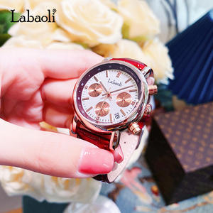 นาฬิกาข้อมือสายหนังผู้หญิง นาฬิกาผู้หญิงเรียบง่าย นาฬิกากันน้ำ ขายส่ง - Product Image 4