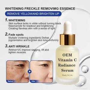 Sérum raffermissant à la vitamine C et à l'acide hyaluronique - Formule végétalienne et biologique pour lutter contre le vieillissement et réduire les rides - Product Image 4