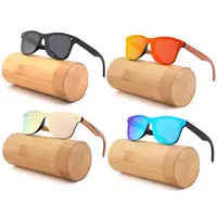 Custom Polarized Mirror Wooden Sunglasses