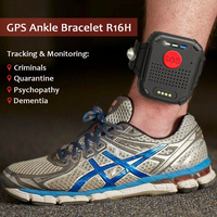 Reloj GPS Impermeable Antirrobo con Rastreo GPS en Tiempo Real, Pulsera de Tobillo con Rastreador GPS para Prisioneros