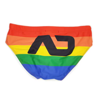 Short de Bain Triangle Respirant en Spandex/Nylon pour Homme avec Taille Élastique pour Plage Surf Natation