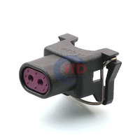 Conector automático de 2 pines, arnés de cables eléctrico impermeable, Conector de enchufe de inyector de combustible para Delphi Packard