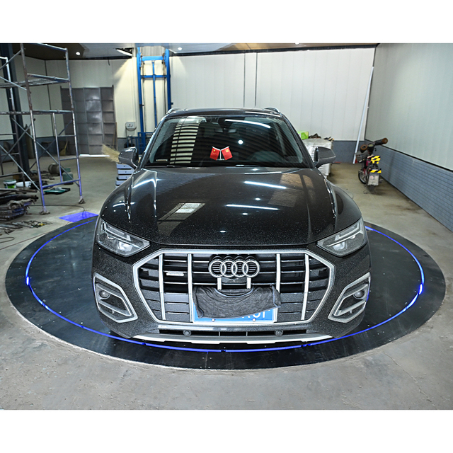 360 Degree Automatic Auto Rotating Revolving Modern Car Vehicle Parking Display Showroom Garage Warehouse Turntable Platform