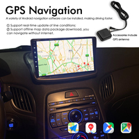 Android 13 AI Voice Car Radio 128GB GPS Navigation pour Hyundai Rohens Coupe Genesis 2009-2011 Multimedia Video Player CarPlay