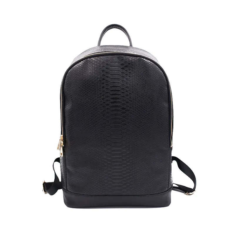 2021 Designers Custom logo Handmade Black Back Packs Big Capacity Crocodile Leather Backpack Bag for Men