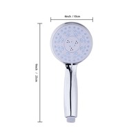 Ensemble mélangeur de douche salle de bain avec tuyau flexible en acier inoxydable et tige coulissante murale