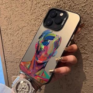 Funda para Teléfono Móvil para iPhone 16 Pro Max, Color Láser Plateado, Tinta Colorida para iPhone 15 14 13 12 Pro Max, Funda para Teléfono Móvil - Product Image 2