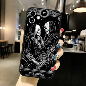 11 thiết kế Punk phong cách TPU Skeleton Skull điện thoại bao gồm phim hoạt hình sọ điện thoại trường hợp đối với iPhone 15 Pro Max 14 13 12 Pro 6 7 8 - Product Image 4
