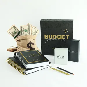 定制Logo 12个月计划财务支出预算计划员每月财务组织者簿和奖励卡套